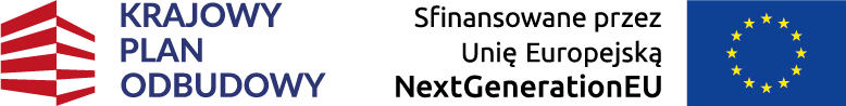 logotyp KPO oraz informacja o finansowaniu przez UE logotyp KPO oraz informacja o finansowaniu przez UE
