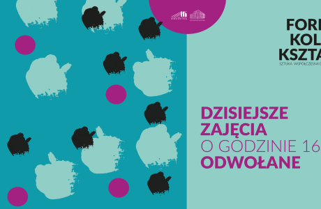 "Forma, kolor, kształt" zajęcia odwołane 16.06