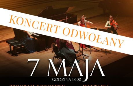Koncert 07.05 "Wielka symfonika w kameralnej odsłonie" - odwołany